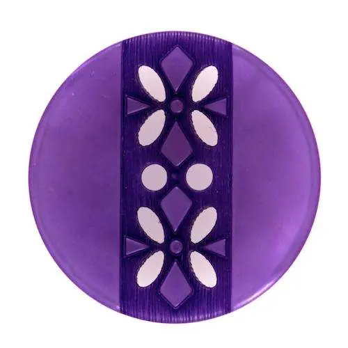 Kostenloser Versand Knopf mit Blumenmusterung KLI-156