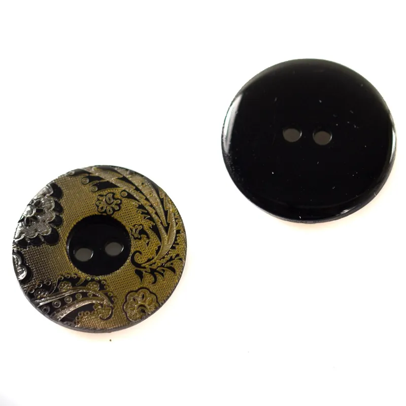 Knopf mit Paisley Muster km-12-flax Schnäppchen