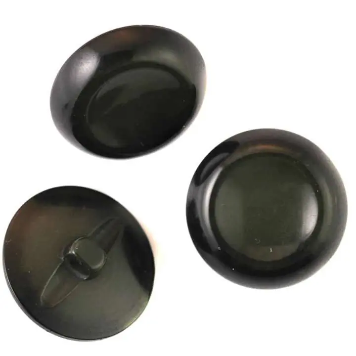 Heißes Angebot Hornimitat Knopf KM-202-d-grüen