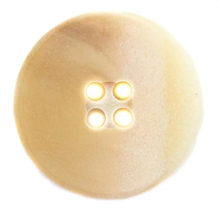 Wochenendangebot Hornimitat Knopf KM-49 creme