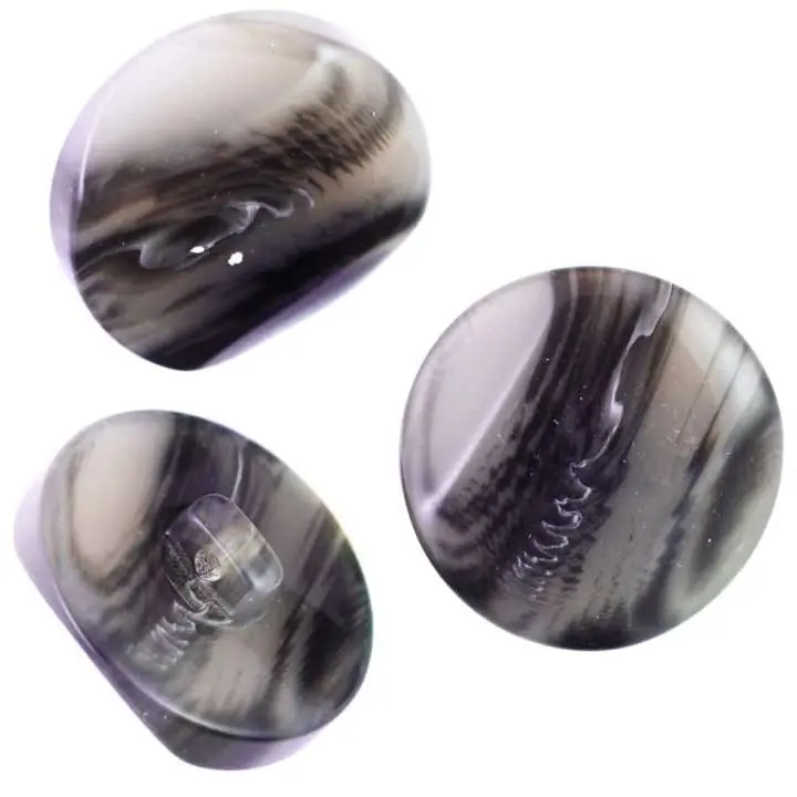 Hornimitat Knopf KM-51-A-grau Heute Kaufen