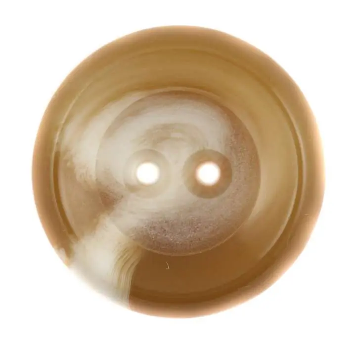 Sonderangebot Hornimitat Knopf KM-65-beige