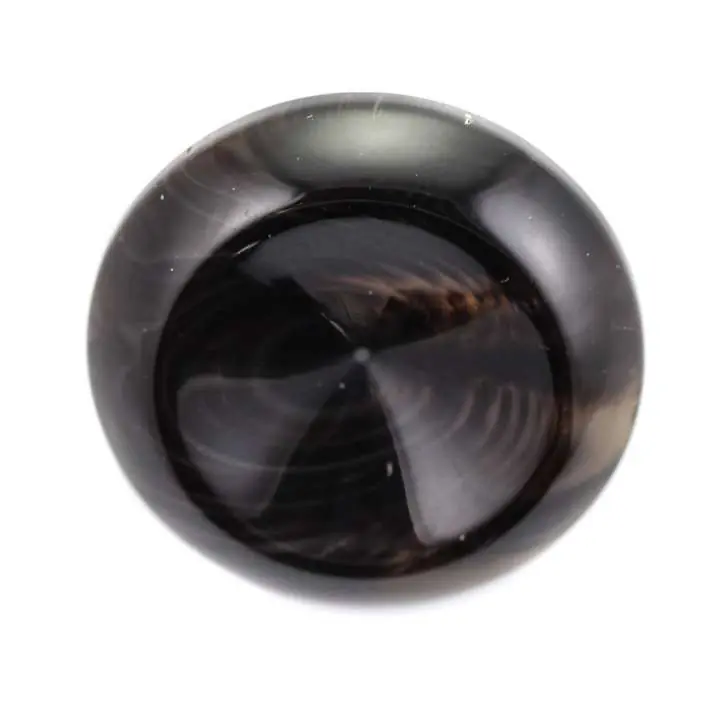 Hornimitat Knopf KM-67-d.braun Highlight