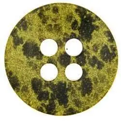 Mantel Knopf schwarz Glitzer KM-7 Gold Neue Kollektion