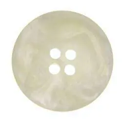 Knopf 4-Loch Creme KN-11 Zertifiziert