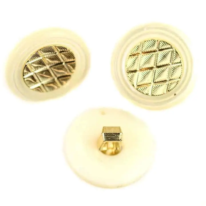 Knopf mit Gold Einsatz kn-22 Gratis Versand