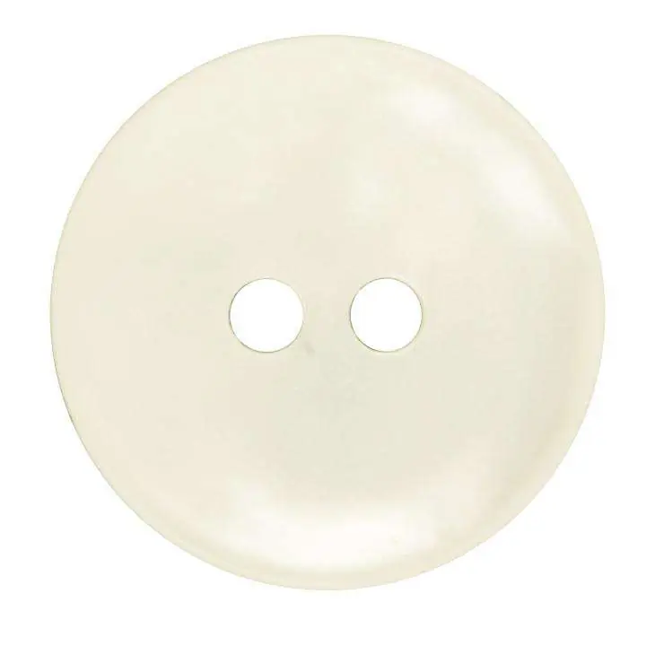 Knopf 2-Loch Creme KN-28 A Gratis Versand