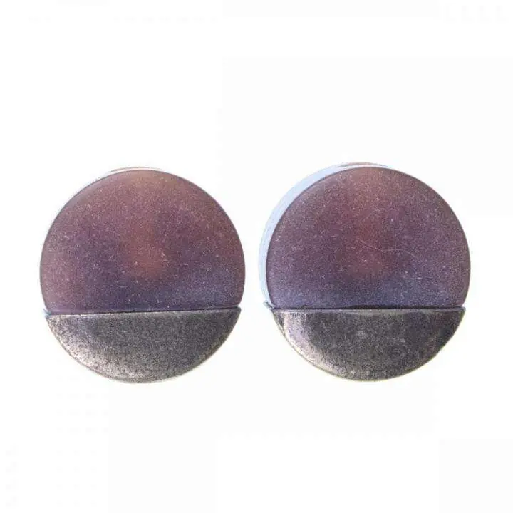 Kordelenden rund braun Messing KOE-17 Exklusiv