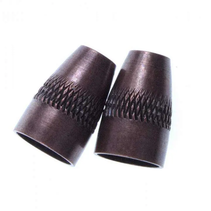 Kordelenden aus Metall Kupfer KOE-9k Top-Qualität