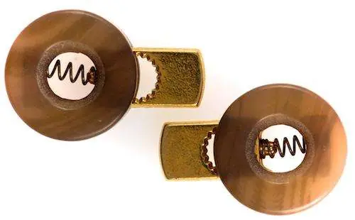 Sichere Zahlung Edle Kordelstopper KOST-17hbraun