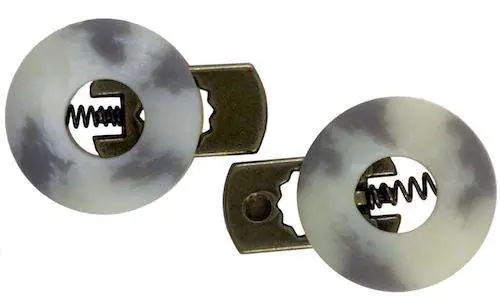 Nur Für Kurze Zeit Kordelstopper Kunststoff KOST-17hgrau