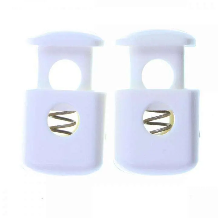 Kordelstopper weiß Kunststoff KOST-1w Geprüft