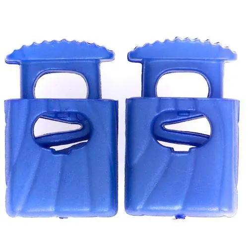 Nur Für Kurze Zeit Kordelstopper mit feinem Muster KOST-42blau