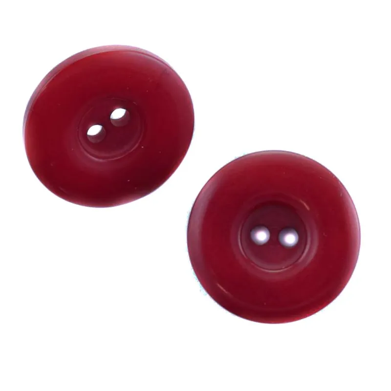Knopf 2-Loch rot KRO-1 Jetzt Bestellen