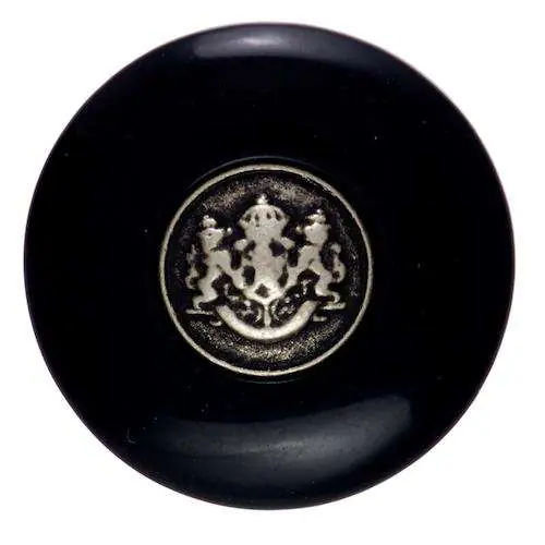 Knallerangebot Wappen Knopf mit Öse KS-107