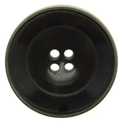 Knopf Perlmutt schwarz eisen KS-19 Highlight