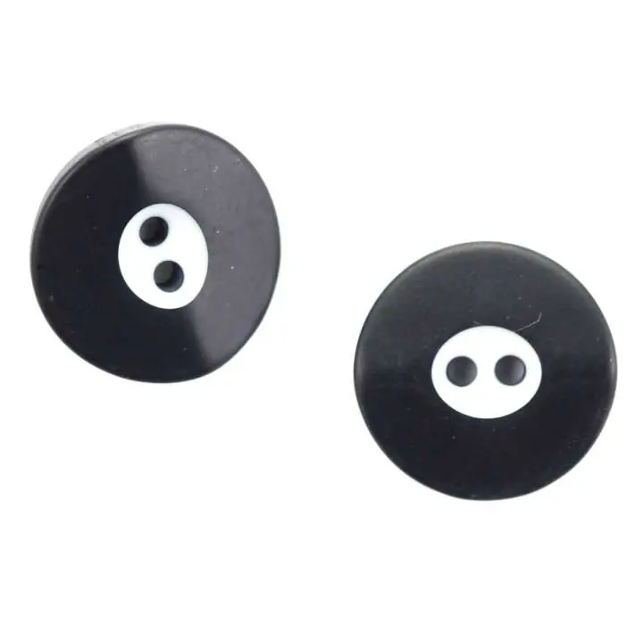 Knopf schwarz weiß KS-26 Gratis Versand