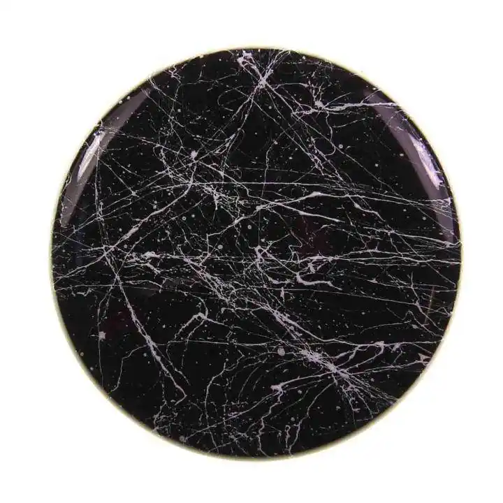 Mengenrabatt Knopf flache Halbkugel mit Öse KS-54schw.