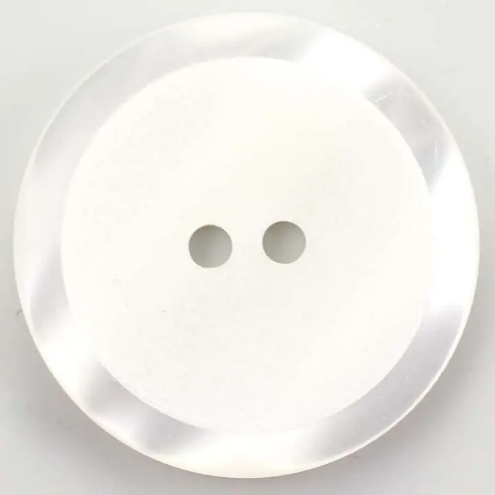 Knopf mit Rand weiß KW-424 Ab Werk