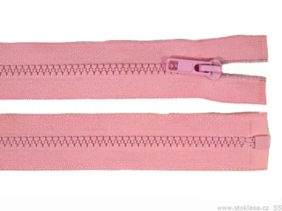 Mengenrabatt 1 Stück Jacken Reißverschluss ROSE – 40cm – teilbar