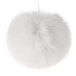 1 Stück XL FeLLbommel - WEISS - 11cm Solange Der Vorrat Reicht