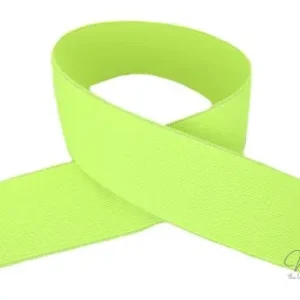 Direktkauf 1 MTR. Soft Glitzer Gummiband 40mm NEON GRÜN