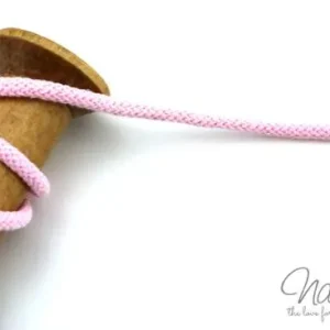 1 MTR. ♥ SuPER WeiCHE Hoodiekordel ROSA- 5mm ♥ Kostenfreie Lieferung