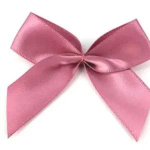 Knallerangebot 1 Stück - XL SATIN SCHLeife - ANTIK RoSA - 6,5cm