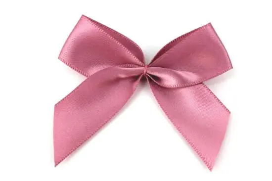 Knallerangebot 1 Stück – XL SATIN SCHLeife – ANTIK RoSA – 6,5cm