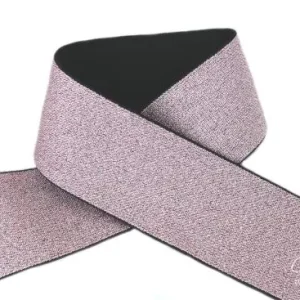 Sonderangebot 1 MTR. Soft Glitzer Gummiband 40mm ROSE