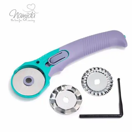 1 Stück ♥ Prym ROLLSCHNEIDER MULTI MIT 3 KLINGEN 45MM – 611368 ♥ Wochenendangebot