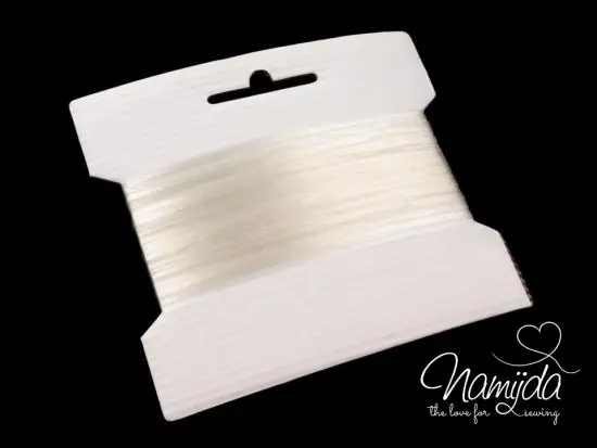 Kracherpreis 20 MTR. ♥ FRAMILON – ZUM EINKRäUSELN VoN StoFFEN – Gummilitze 4mm ♥