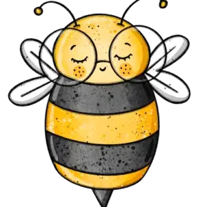 Gratis Versand 1 Stück - BÜGELBILD BUNTES GLÜCK BIENCHEN 15x14cm