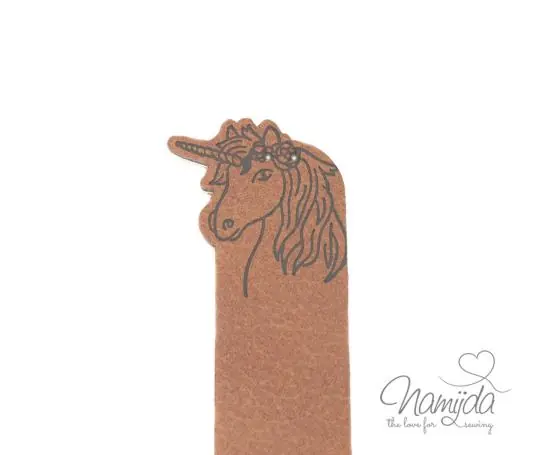 1 Stück – KNiCK MiCH UND NÄH MICH AN KuNSTLEDER LABEL – EINHORN Must-Have