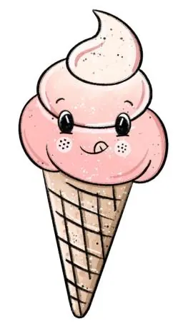 Kostenloser Versand 1 Stück – BÜGELBILD EISWAFFEL BEACHTIME 15×7,5cm