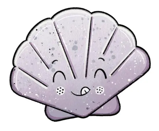 Neuheit 1 Stück – BÜGELBILD MUSCHEL BEACHTIME 10x8cm