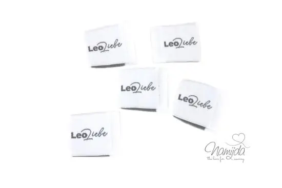 5 STCK. ♥ NAMIJDA EP WEBETIKETTEN – LEO LIEBE ♥ Premium