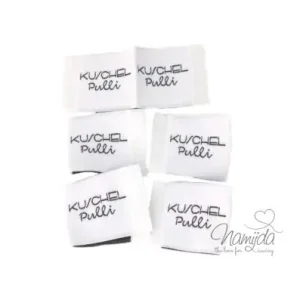 5 STCK. ♥ NAMIJDA EP WEBETIKETTEN - KUSCHEL PULLI ♥ Expressversand