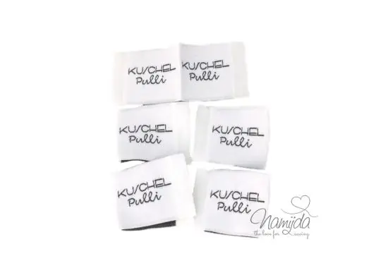 5 STCK. ♥ NAMIJDA EP WEBETIKETTEN – KUSCHEL PULLI ♥ Expressversand