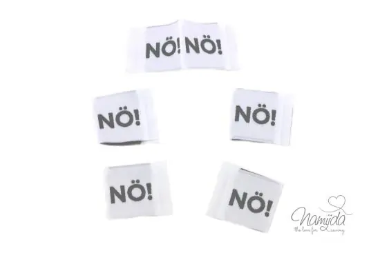 Beliebt 5 STCK. ♥ NAMIJDA EP WEBETIKETTEN – NÖ! ♥