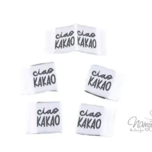 5 STCK. ♥ NAMIJDA EP WEBETIKETTEN - CIAO KAKAO ♥ Weltweiter Versand