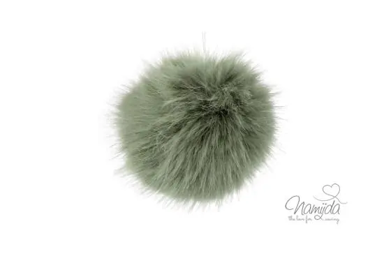 Günstig 1 Stück XL FeLLbommel – KHAKI – 11cm