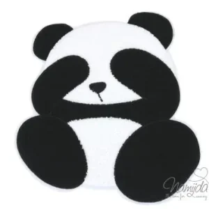 Finale Aktion 1 Stück - XXL PANDA CHENILLE PATCH GROSS