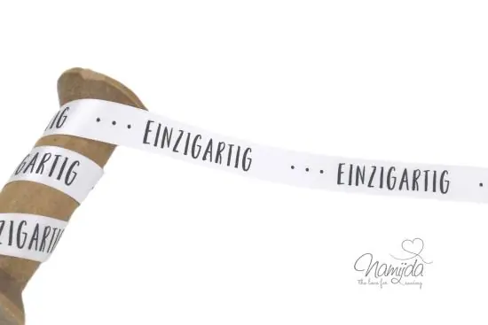 Ab Werk 1 MTR – EIGENPRODUKTION HOODIE SATINBaND – ♥ EINZIGARTIG ♥