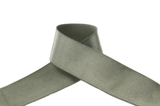 1 MTR. Soft SCHIMMER Gummiband 30mm – KHAKI Hochwertig
