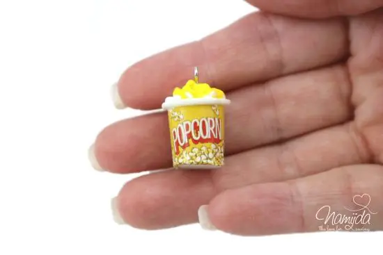 Handgefertigt 1 Stück – POPCORN DIY ANHÄNGER