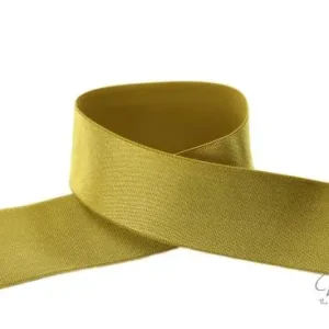 Limited Edition 1 MTR. Soft SCHIMMER Gummiband 30mm - GOLD