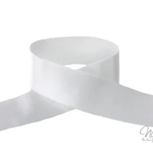 1 MTR. Soft SCHIMMER Gummiband 30mm - WEISS Begrenztes Angebot