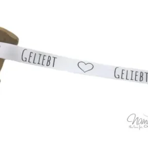 Original 1 MTR - EIGENPRODUKTION HOODIE SATINBaND - GELIEBT