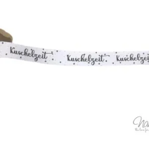 Sonderangebot 1 MTR - EIGENPRODUKTION HOODIE SATINBaND - KuschelZeit